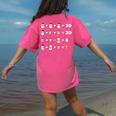 Christmas Math Quiz Teacher Equation Math Teacher Women's Comfort Colors T-Shirt Back Print Crunchberry Christmas Math Quiz Teacher Equation Math Teacher Women's Comfort Colors T-Shirt Back Print Crunchberry