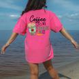 Coffee Gives Me Teacher Power Teacher Elementary Women Women's Comfort Colors T-Shirt Back Print Crunchberry Coffee Gives Me Teacher Power Teacher Elementary Women Women's Comfort Colors T-Shirt Back Print Crunchberry