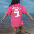 Cute Ghost Book Reading Books Lover Retro Halloween Teacher Women's Comfort Colors T-Shirt Back Print Crunchberry Cute Ghost Book Reading Books Lover Retro Halloween Teacher Women's Comfort Colors T-Shirt Back Print Crunchberry