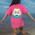 Cute Good Egg Teacher Halloween Costume Food Group Women's Comfort Colors T-Shirt Back Print Crunchberry
