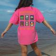 Cute Halloween Teacher Women's Comfort Colors T-Shirt Back Print Crunchberry Cute Halloween Teacher Women's Comfort Colors T-Shirt Back Print Crunchberry