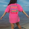 Cute Principal Nurse Lunch Lady Teacher Coach Homeschool Mom Women's Comfort Colors T-Shirt Back Print Crunchberry