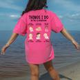 Daycare Preschool Infant Teacher Thing I Do In The Classroom Women's Comfort Colors T-Shirt Back Print Crunchberry Daycare Preschool Infant Teacher Thing I Do In The Classroom Women's Comfort Colors T-Shirt Back Print Crunchberry