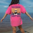 Dear Teacher I Talk To Everyone So Moving My Seat Won’t Help Women's Comfort Colors T-Shirt Back Print Crunchberry Dear Teacher I Talk To Everyone So Moving My Seat Won’t Help Women's Comfort Colors T-Shirt Back Print Crunchberry