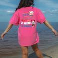 Disney Minnie Mouse Beautiful Day For Learning Teacher's Day Women's Comfort Colors T-Shirt Back Print Crunchberry