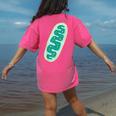 DIY Mitochondria Costume Biology Teacher Halloween Women's Comfort Colors T-Shirt Back Print Crunchberry