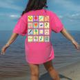 Dual Language Crew Bilingual Spanish Teacher Back To School For Men Women Women's Comfort Colors T-Shirt Back Print Crunchberry