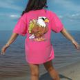 Eagle First Day Of School Teacher Back To School Eagle Women's Comfort Colors T-Shirt Back Print Crunchberry