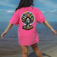 Education Is Freedom History Month Teacher Books Afro Women's Comfort Colors T-Shirt Back Print Crunchberry