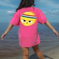 The Eggcellent Athlete Good Egg Teacher Halloween Food Group Women's Comfort Colors T-Shirt Back Print Crunchberry