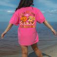 Fall In Love With Reading Book Autumn Pumpkins And Teachers Women's Comfort Colors T-Shirt Back Print Crunchberry Fall In Love With Reading Book Autumn Pumpkins And Teachers Women's Comfort Colors T-Shirt Back Print Crunchberry