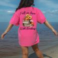 Fall In Love With Reading Book Autumn Teachers Pumpkins Women's Comfort Colors T-Shirt Back Print Crunchberry Fall In Love With Reading Book Autumn Teachers Pumpkins Women's Comfort Colors T-Shirt Back Print Crunchberry