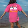 Fifth Grade Boo Crew Halloween Teacher Costume Women's Comfort Colors T-Shirt Back Print Crunchberry Fifth Grade Boo Crew Halloween Teacher Costume Women's Comfort Colors T-Shirt Back Print Crunchberry