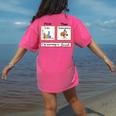 First Data Then Thanksgiving Im Earning A Break Sped Teacher Women's Comfort Colors T-Shirt Back Print Crunchberry