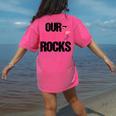 Our Flock Rocks Flamingo Mother's Day Teacher Women's Comfort Colors T-Shirt Back Print Crunchberry Our Flock Rocks Flamingo Mother's Day Teacher Women's Comfort Colors T-Shirt Back Print Crunchberry