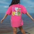 Fri-Yay Happy Friday Weekend Teacher Back To School Women's Comfort Colors T-Shirt Back Print Crunchberry Fri-Yay Happy Friday Weekend Teacher Back To School Women's Comfort Colors T-Shirt Back Print Crunchberry