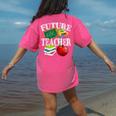 Future Teacher With Canyon And Book Teacher Men Women Girls Kids Women's Comfort Colors T-Shirt Back Print Crunchberry Future Teacher With Canyon And Book Teacher Men Women Girls Kids Women's Comfort Colors T-Shirt Back Print Crunchberry