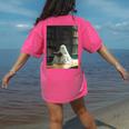 Ghost Library Halloween Book Reading Books Lover Teacher Women's Comfort Colors T-Shirt Back Print Crunchberry