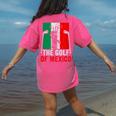 The Golf Of Mexico Golf Player Golf Teacher Golfer For Men Women Women's Comfort Colors T-Shirt Back Print Crunchberry