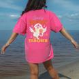Groovy Faboolous Spooky Music Teacher Halloween Men Women Women's Comfort Colors T-Shirt Back Print Crunchberry Groovy Faboolous Spooky Music Teacher Halloween Men Women Women's Comfort Colors T-Shirt Back Print Crunchberry