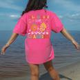Groovy Fall In Love With Learning Autumn Pumpkin Teacher Women's Comfort Colors T-Shirt Back Print Crunchberry Groovy Fall In Love With Learning Autumn Pumpkin Teacher Women's Comfort Colors T-Shirt Back Print Crunchberry
