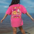 Groovy Pumpkin Spice Makes Teacher Nice Fall Thanksgiving Women's Comfort Colors T-Shirt Back Print Crunchberry Groovy Pumpkin Spice Makes Teacher Nice Fall Thanksgiving Women's Comfort Colors T-Shirt Back Print Crunchberry
