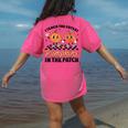 Groovy I Teach The Cutest Pumpkins In The Patch For Teacher Women's Comfort Colors T-Shirt Back Print Crunchberry Groovy I Teach The Cutest Pumpkins In The Patch For Teacher Women's Comfort Colors T-Shirt Back Print Crunchberry