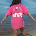 Halloween Costume Team SPED Teacher Special Education Women's Comfort Colors T-Shirt Back Print Crunchberry