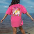 Halloween Floral Ghost Teacher Are You Falloween Directions Women's Comfort Colors T-Shirt Back Print Crunchberry Halloween Floral Ghost Teacher Are You Falloween Directions Women's Comfort Colors T-Shirt Back Print Crunchberry