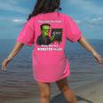 Halloween Monster Math Pun Teacher Humor Women's Comfort Colors T-Shirt Back Print Crunchberry