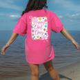 Happy Dot Day Bow Coquette For Teacher Girls Women's Comfort Colors T-Shirt Back Print Crunchberry Happy Dot Day Bow Coquette For Teacher Girls Women's Comfort Colors T-Shirt Back Print Crunchberry