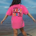 Happy First Day Of School PE Teacher Life Back To School Women's Comfort Colors T-Shirt Back Print Crunchberry Happy First Day Of School PE Teacher Life Back To School Women's Comfort Colors T-Shirt Back Print Crunchberry