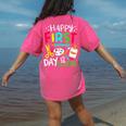 Happy First Day Of School Teacher Back To School Student Women's Comfort Colors T-Shirt Back Print Crunchberry Happy First Day Of School Teacher Back To School Student Women's Comfort Colors T-Shirt Back Print Crunchberry