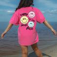 Happy To See Your Face Smile Face Teacher Back To School Women's Comfort Colors T-Shirt Back Print Crunchberry Happy To See Your Face Smile Face Teacher Back To School Women's Comfort Colors T-Shirt Back Print Crunchberry