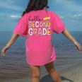 Hello Second Grade Team 2nd Grade Back To School Teacher Kid Women's Comfort Colors T-Shirt Back Print Crunchberry Hello Second Grade Team 2nd Grade Back To School Teacher Kid Women's Comfort Colors T-Shirt Back Print Crunchberry