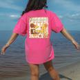 Humpty Dumpty Had A Great Fall Teacher Thanksgiving Autumn Women's Comfort Colors T-Shirt Back Print Crunchberry