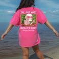 I'Ll Just Wait Until It's Quiet Sarcastic Teacher Women's Comfort Colors T-Shirt Back Print Crunchberry I'Ll Just Wait Until It's Quiet Sarcastic Teacher Women's Comfort Colors T-Shirt Back Print Crunchberry