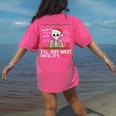 I'Ll Just Wait Until It's Quiet Skeleton Teacher Christmas Women's Comfort Colors T-Shirt Back Print Crunchberry I'Ll Just Wait Until It's Quiet Skeleton Teacher Christmas Women's Comfort Colors T-Shirt Back Print Crunchberry
