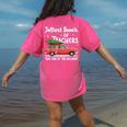 Jolliest Bunch Of Teachers This Side Of The Hallway Xmas PJ Women's Comfort Colors T-Shirt Back Print Crunchberry Jolliest Bunch Of Teachers This Side Of The Hallway Xmas PJ Women's Comfort Colors T-Shirt Back Print Crunchberry