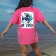 Be Kind Rainbow Fish Teacher Life Back To School Teaching Men Women Women's Comfort Colors T-Shirt Back Print Crunchberry Be Kind Rainbow Fish Teacher Life Back To School Teaching Men Women Women's Comfort Colors T-Shirt Back Print Crunchberry
