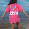 Kindergarten Crew Shirt Kinder Crew Teacher Boy Girl Women's Comfort Colors T-Shirt Back Print Crunchberry