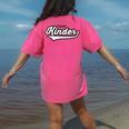 Kindergarten TEAM School Teacher Kinder Baseball-Style Shirt Women's Comfort Colors T-Shirt Back Print Crunchberry Kindergarten TEAM School Teacher Kinder Baseball-Style Shirt Women's Comfort Colors T-Shirt Back Print Crunchberry