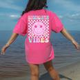 Kindergarten Vibes First Day Of School Kindergarten Teacher Women's Comfort Colors T-Shirt Back Print Crunchberry Kindergarten Vibes First Day Of School Kindergarten Teacher Women's Comfort Colors T-Shirt Back Print Crunchberry