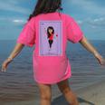 La Maestra Mexican Bingo Card Teacher Lottery Card Women's Comfort Colors T-Shirt Back Print Crunchberry La Maestra Mexican Bingo Card Teacher Lottery Card Women's Comfort Colors T-Shirt Back Print Crunchberry