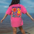 Leer Es Poder Cute Floral Boho Spanish Teacher Reading Women's Comfort Colors T-Shirt Back Print Crunchberry Leer Es Poder Cute Floral Boho Spanish Teacher Reading Women's Comfort Colors T-Shirt Back Print Crunchberry