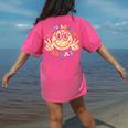Let's Learn Today First Day Of School For Teacher Student Women's Comfort Colors T-Shirt Back Print Crunchberry