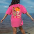 Love 2nd Grade Happy Fall Thanksgiving For 2nd Teacher For Men Women Girls Kids Women's Comfort Colors T-Shirt Back Print Crunchberry Love 2nd Grade Happy Fall Thanksgiving For 2nd Teacher For Men Women Girls Kids Women's Comfort Colors T-Shirt Back Print Crunchberry