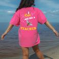 I Love Bee-Ing A Teacher Honey Bee Job Profession Women's Comfort Colors T-Shirt Back Print Crunchberry I Love Bee-Ing A Teacher Honey Bee Job Profession Women's Comfort Colors T-Shirt Back Print Crunchberry