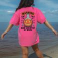 Mad Scientist Pumpkin Science Teacher Halloween Costume Kids Women's Comfort Colors T-Shirt Back Print Crunchberry Mad Scientist Pumpkin Science Teacher Halloween Costume Kids Women's Comfort Colors T-Shirt Back Print Crunchberry