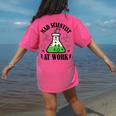 Mad Scientist Science Teacher Halloween Costume Teen Girls Women's Comfort Colors T-Shirt Back Print Crunchberry Mad Scientist Science Teacher Halloween Costume Teen Girls Women's Comfort Colors T-Shirt Back Print Crunchberry
